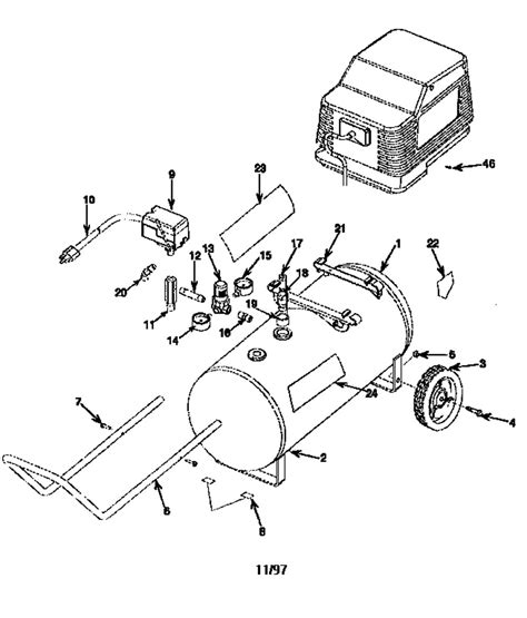 Sears Craftsman 919.162120 Air Compressor Parts