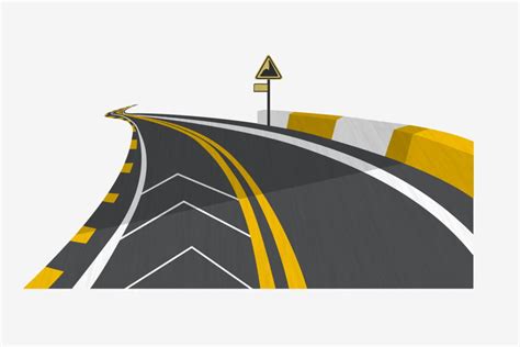 Road Traffic Signs Clipart Transparent PNG Hd, Cartoon Traffic Road, Road Clipart, Cartoon ...