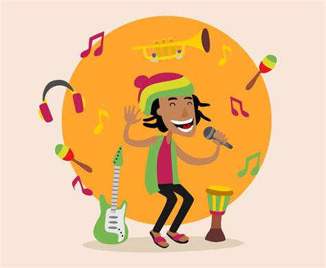 Reggae Music Vector Vector Art & Graphics | freevector.com