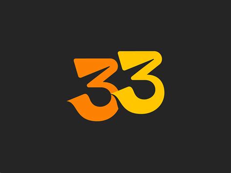 Number 33 Logo Design by Mihai Dolganiuc on Dribbble