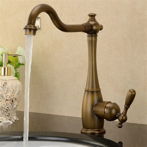 Vintage Kitchen Faucet / Kitchen Faucets Antique Bronze Faucet for Kitchen Mixer ... / Antique ...