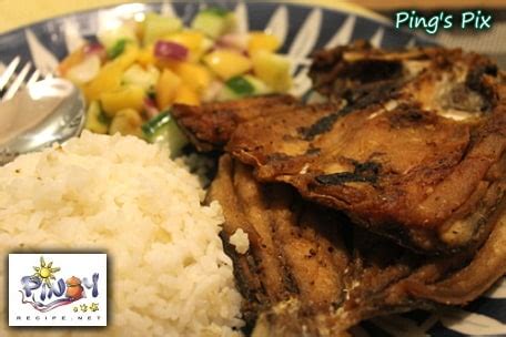 Daing na Bangus Recipe (Milkfish Marinated in Vinegar and Garlic)