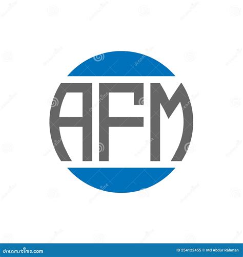 AFM Letter Logo Design On White Background. AFM Creative Initials ...