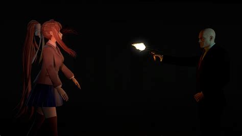 Monika gets what she deserves... again : r/DDLC