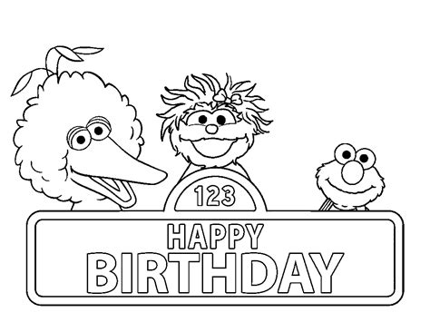 Sesame Street Ernie Coloring Page - Free Printable Coloring Pages