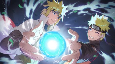 Blue Eyes Naruto Uzumaki Minato Namikaze Rasengan 4K HD Naruto.jpeg ...