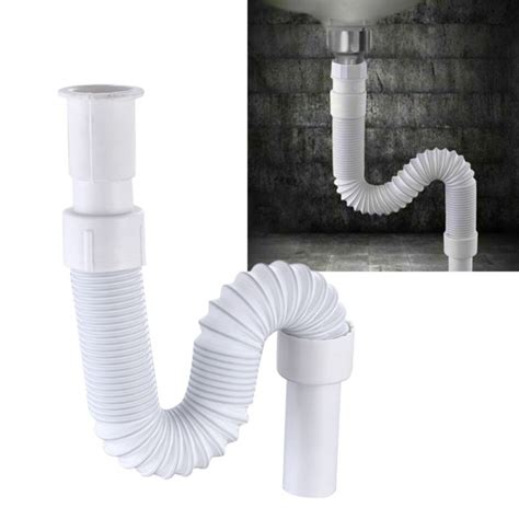 Universal Bathroom Basin/Shower Kitchen Sink Flexible Waste Pipe Trap Connector | Lazada