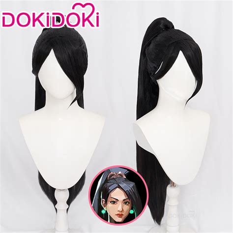 【Ready For Ship】DokiDoki Game Valorant Cosplay Sage Wig Long Straight – dokidokicosplay