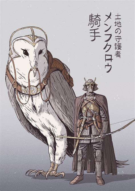 [Art] Revalla the Giant Owl, and her rider Aenor : r/DungeonsAndDragons