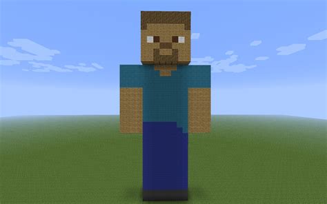 Statue: Default Skin [Steve] Minecraft Project