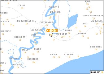 Xai-Xai (Mozambique) map - nona.net