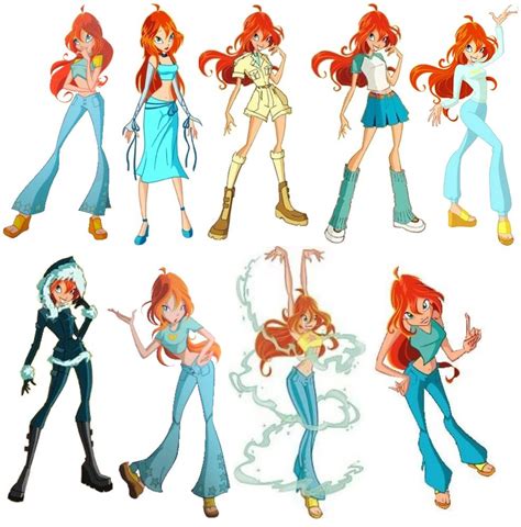 Winx Club Bloom Season 1 Outfits