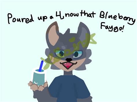 Poured up a 4, now that Blueberry Faygo! by YourLocalSmileyFace on DeviantArt