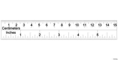 Printable 6 Inch Centimeter Ruler PDF - Printable Ruler Actual Size