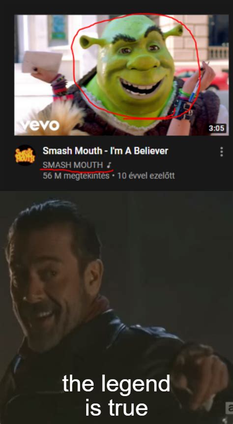 smash mouth really does love shrek : r/memes