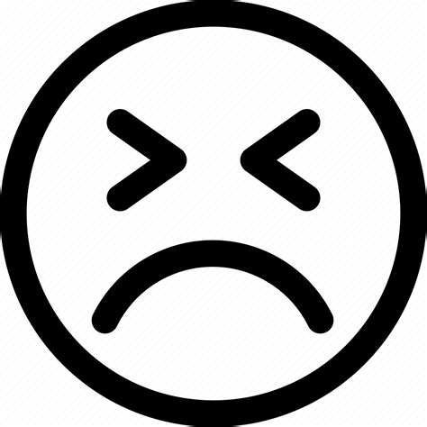 Smiley, devastated, chat, message, emoji, face icon - Download on Iconfinder