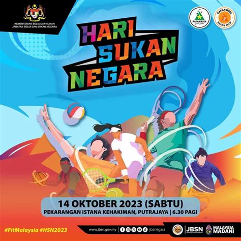 Hari Sukan Negara 2023 Peringkat Kebangsaan & Negeri - TCER.MY