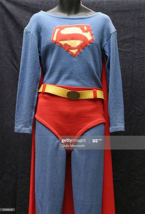 News Photo : The Superman costume George Reeves wore in the... Superman Suit, Superman Love ...