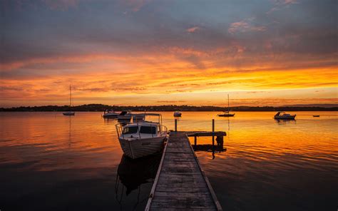 Lake Dock Sunset Wallpapers - Top Free Lake Dock Sunset Backgrounds - WallpaperAccess