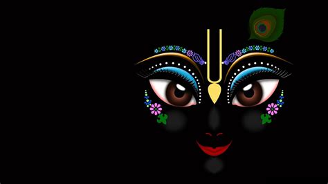 Black Background Krishna Black Hd Wallpapers 1080p