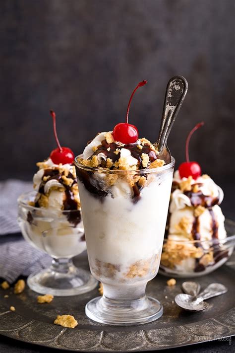 Fried Ice Cream Sundaes - Homemade In The Kitchen