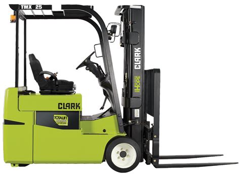 CLARK 3-Wheel Electric Forklift | 2,500 lb. to 5,000 lb. Capacity