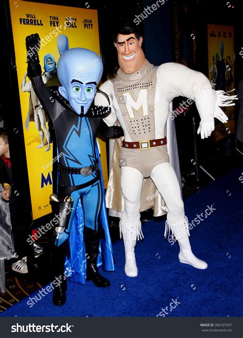 Megamind Metro Man Los Angeles Premiere Stock Photo 306167567 | Shutterstock