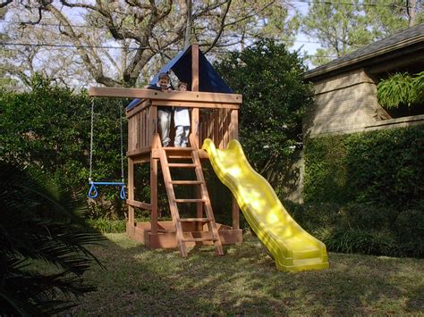 Apollo Playset DIY Wood Fort and Swingset Plans