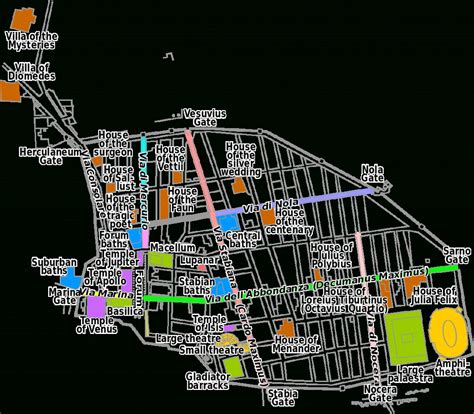 File:pompeii Map-En.svg - Wikimedia Commons Regarding Printable Map Of Pompeii - Printable Maps