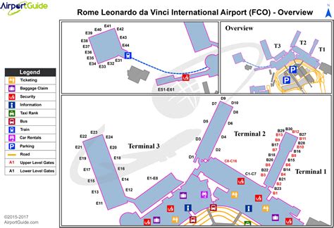 Rome Fco Airport Terminal Map