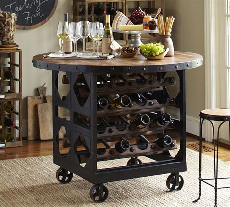 Metal Wine Rack Table | A Creative Mom