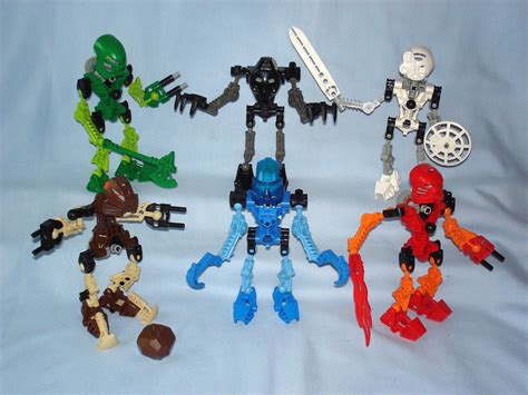 8531-8536 2001 Lego Bionicle ORIGINAL TOA MATA Complete Set in ...