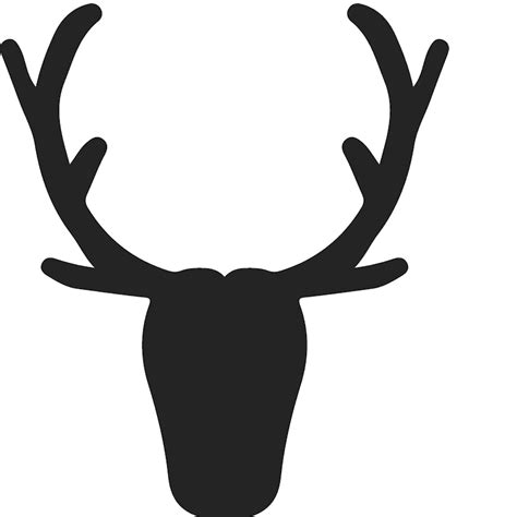 Elk Antler Silhouette at GetDrawings | Free download