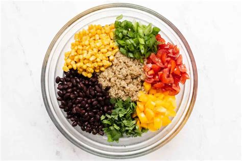 Black Bean Quinoa Salad - Bean Recipes