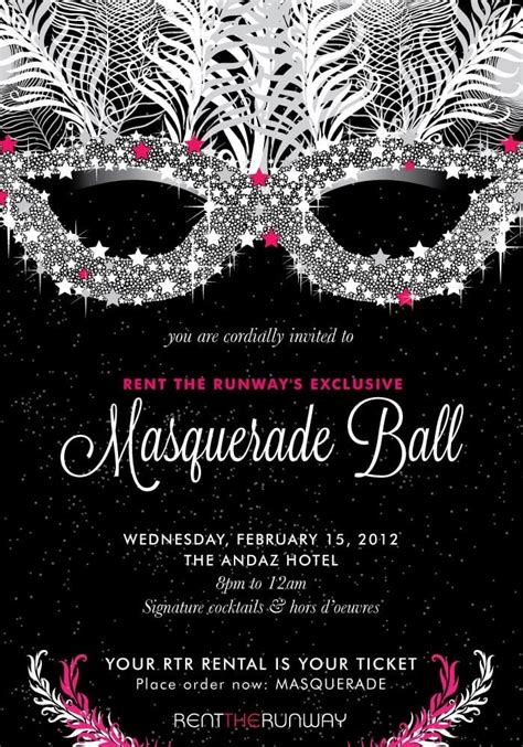 Masquerade Ball Invitation