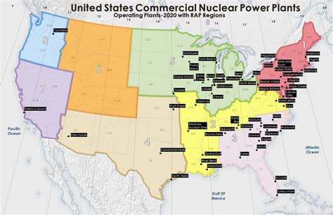 Nuclear Power Plants - USA 2020 : r/MapPorn