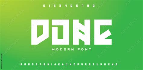 Tech font for logo design. fonts Vector alphabet with two set of ...