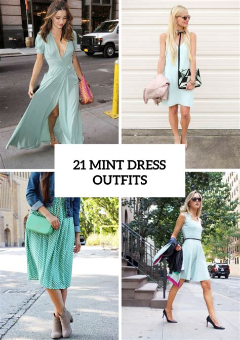 21 Gentle Outfits With Mint Green Dresses - Styleoholic