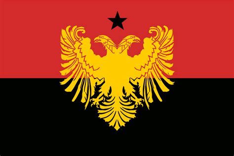 Flag of Albania and Kosovo : r/vexillology