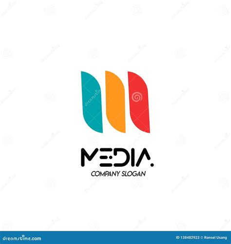 Creative Media Agency Company Logo Simple Stock Illustration - Illustration of agency, fullcolor ...