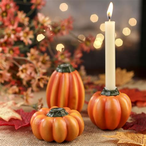 Small Pumpkin Candle Holder - Candles and Accessories - Home Decor