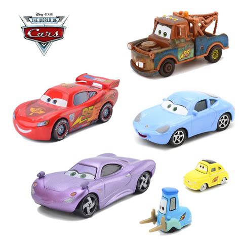 1:55 Disney Pixar Cars 2 Diecast Metal Lightning McQueen Mater Car Toy Birthday Christmas Gift ...