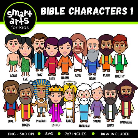 Bible Characters Clip Art 1 - Educational Clip Arts and Bible Stories