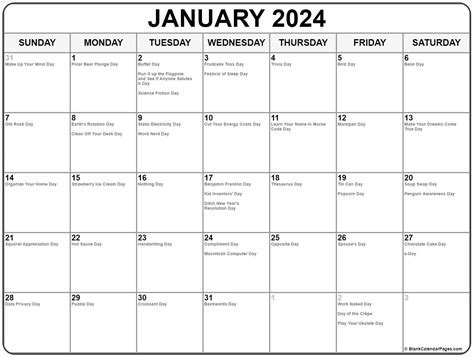 2024 Calendar With Holidays Printable - Easy to Use Calendar App 2024