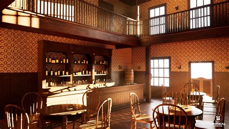 Western Saloon Interior 3D model - TurboSquid 1983526