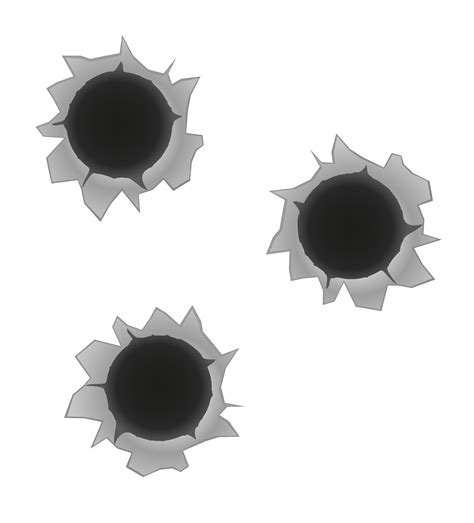 bullet holes vector illustration 488527 Vector Art at Vecteezy