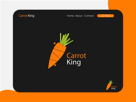 Carrot King logo design - Carrot Logo by Md. Shorif Islam on Dribbble