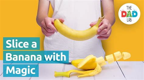 Slice a banana WITHOUT peeling it | Magic Trick Revealed - YouTube