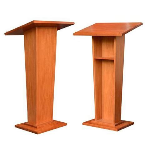 Wooden podium - Bright Digi World