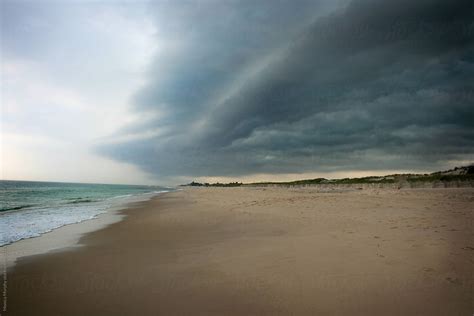 Storm Clouds Rolling In Over The Beach | Stocksy United